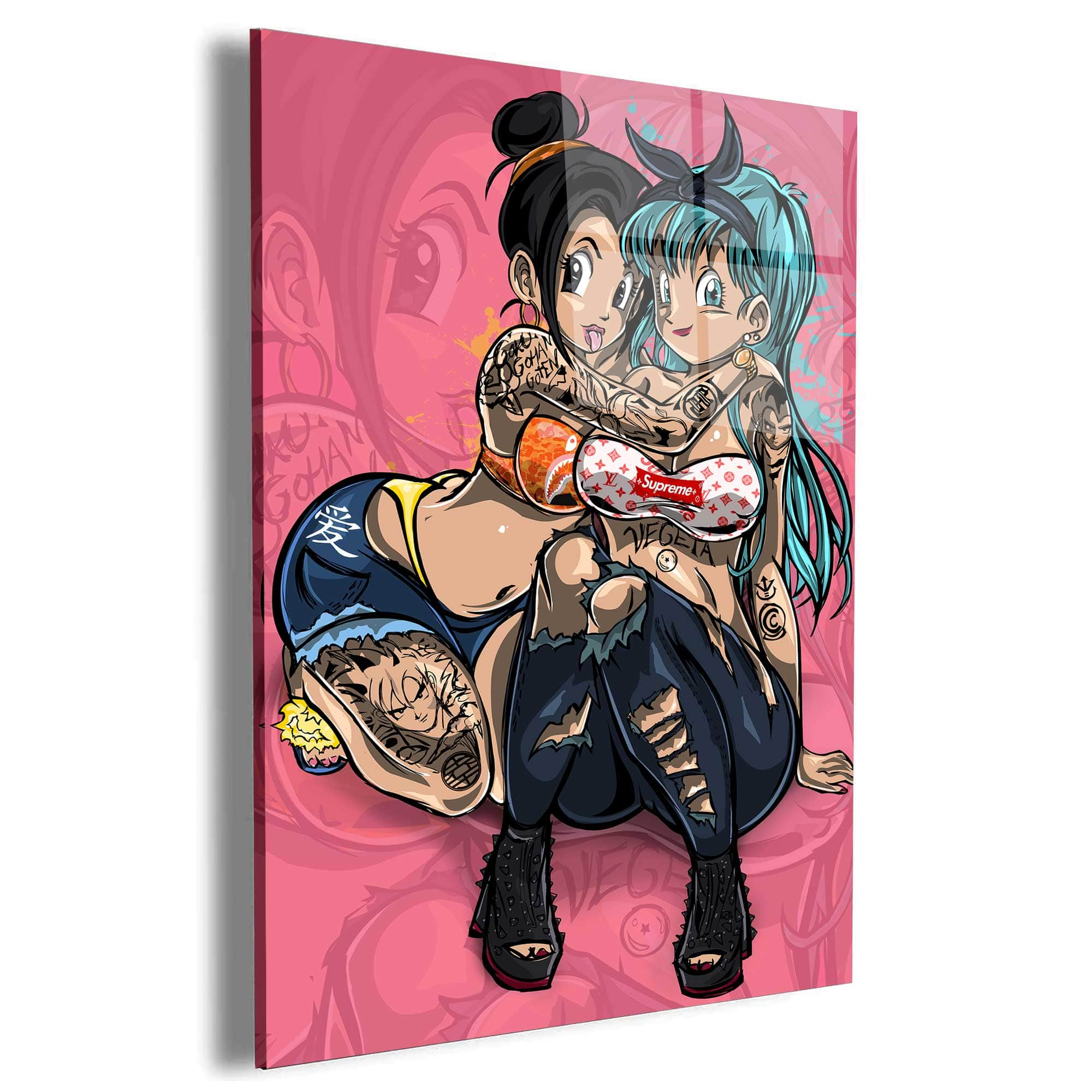 Bulma X Chichi Wall Art