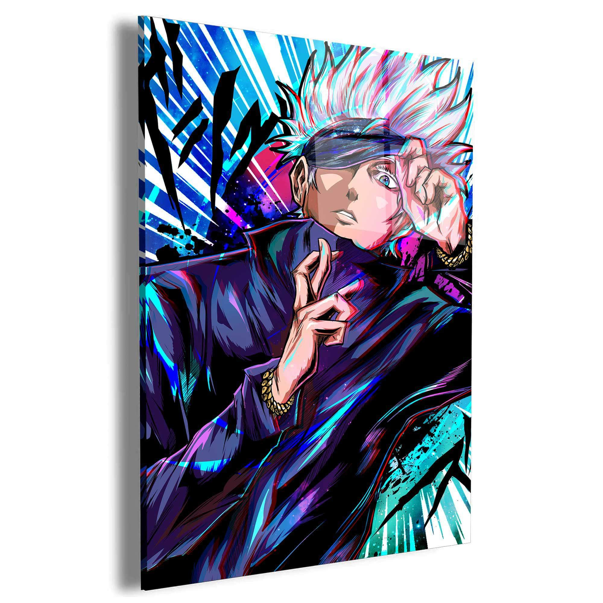 GHGG Epic Cool Anime Profile Canvas Art Poster and Wall Art