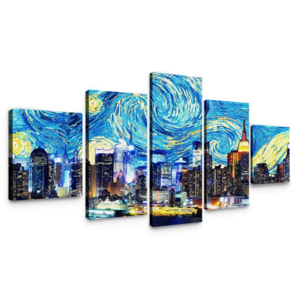 New York Starry Night Wall Art