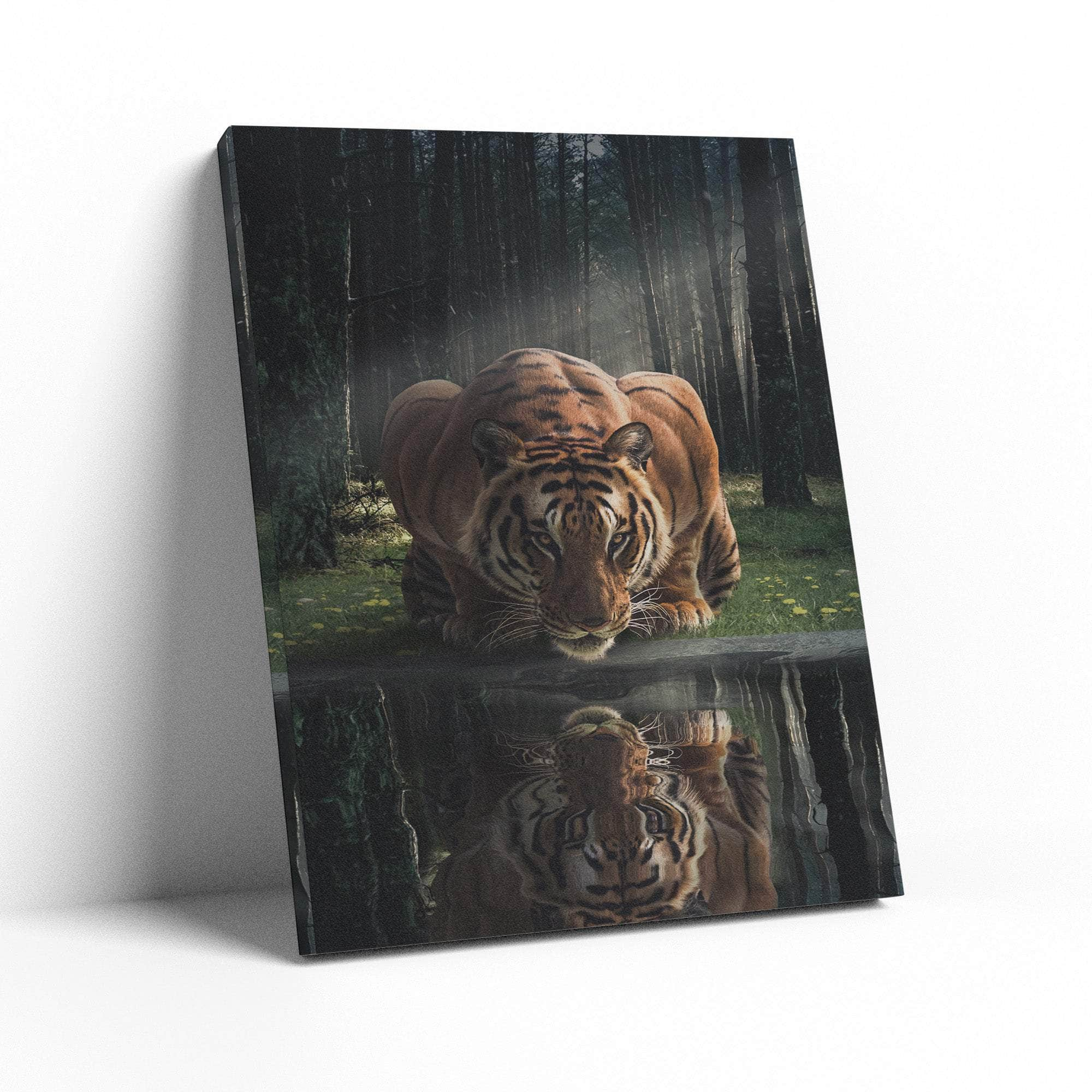 Tiger In The Woods Wall Art – Canvas Freaks