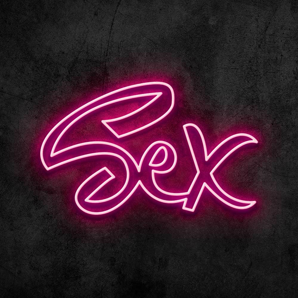 Sex Neon Sign Canvas Freaks 2501