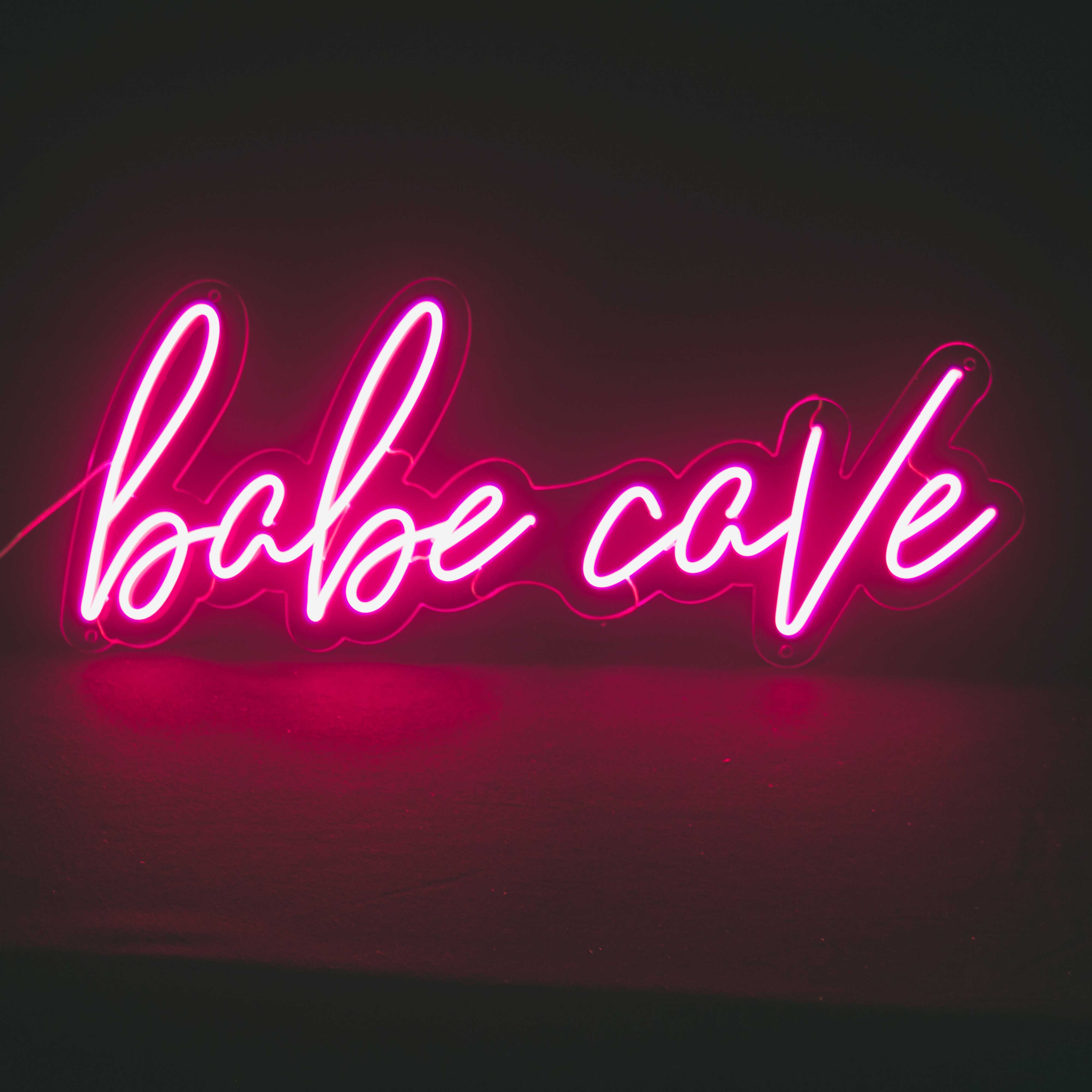 Babe Cave Neon Sign Canvas Freaks 4814