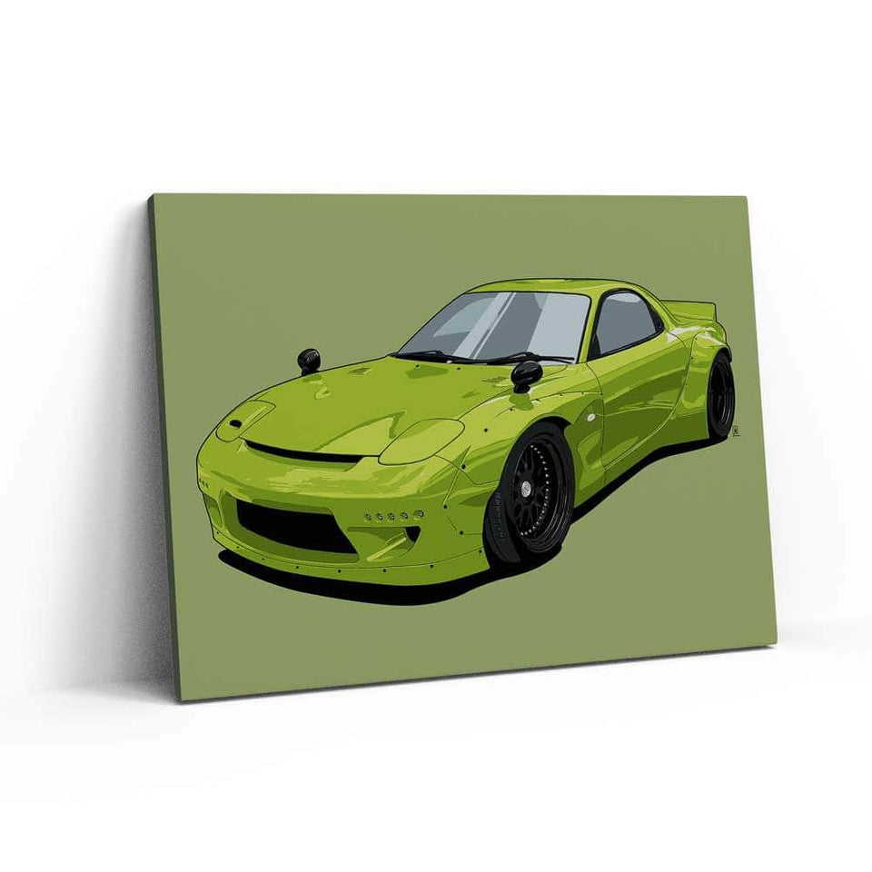 Mazda RX7 FD Wall Art – Canvas Freaks