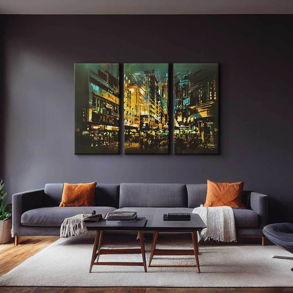 City Night Life Wall Art – Canvas Freaks