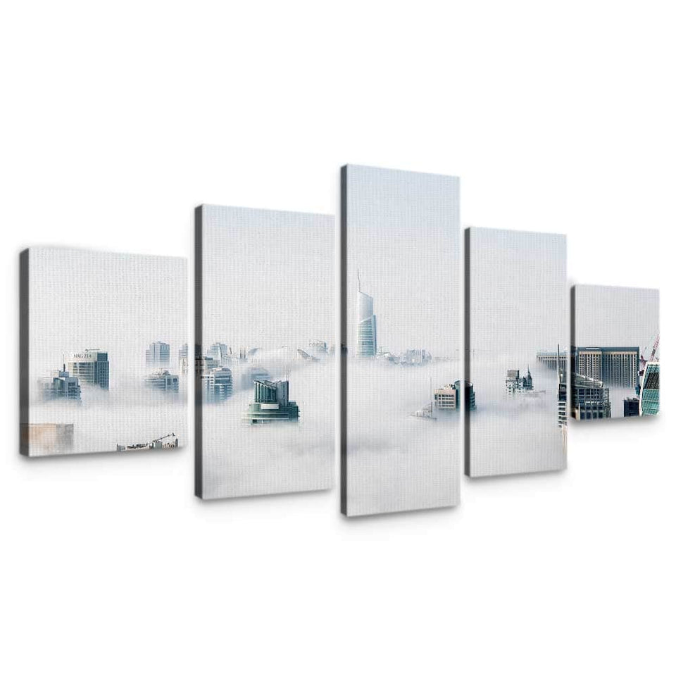 Cloudy Skyline Wall Art – Canvas Freaks