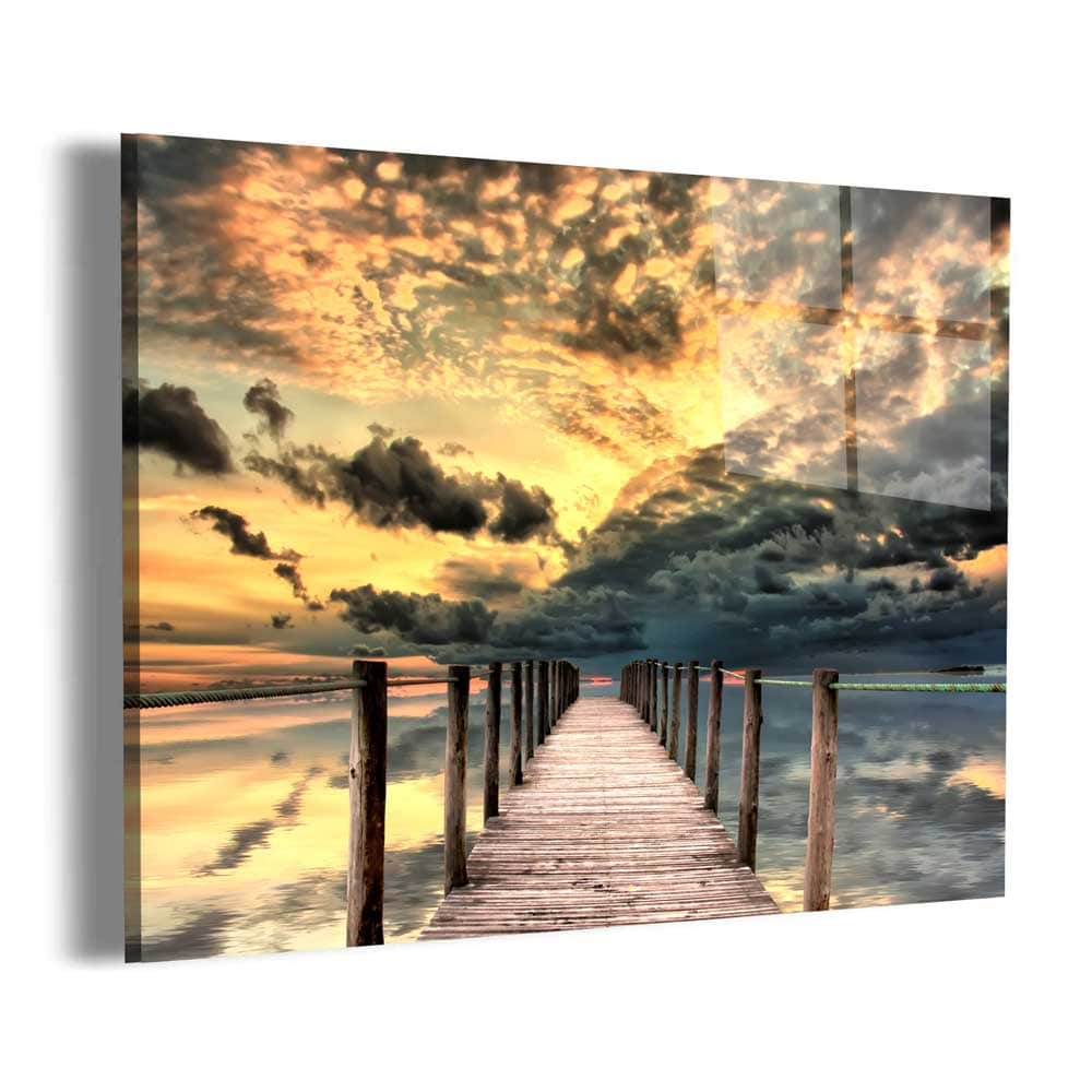 Dock Sunrise Wall Art