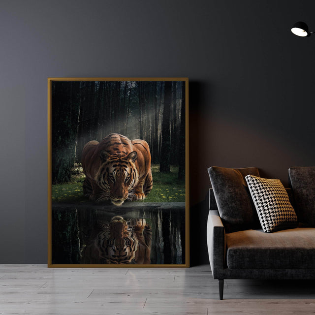 Tiger in the Woods Wall Art – Canvas Freaks