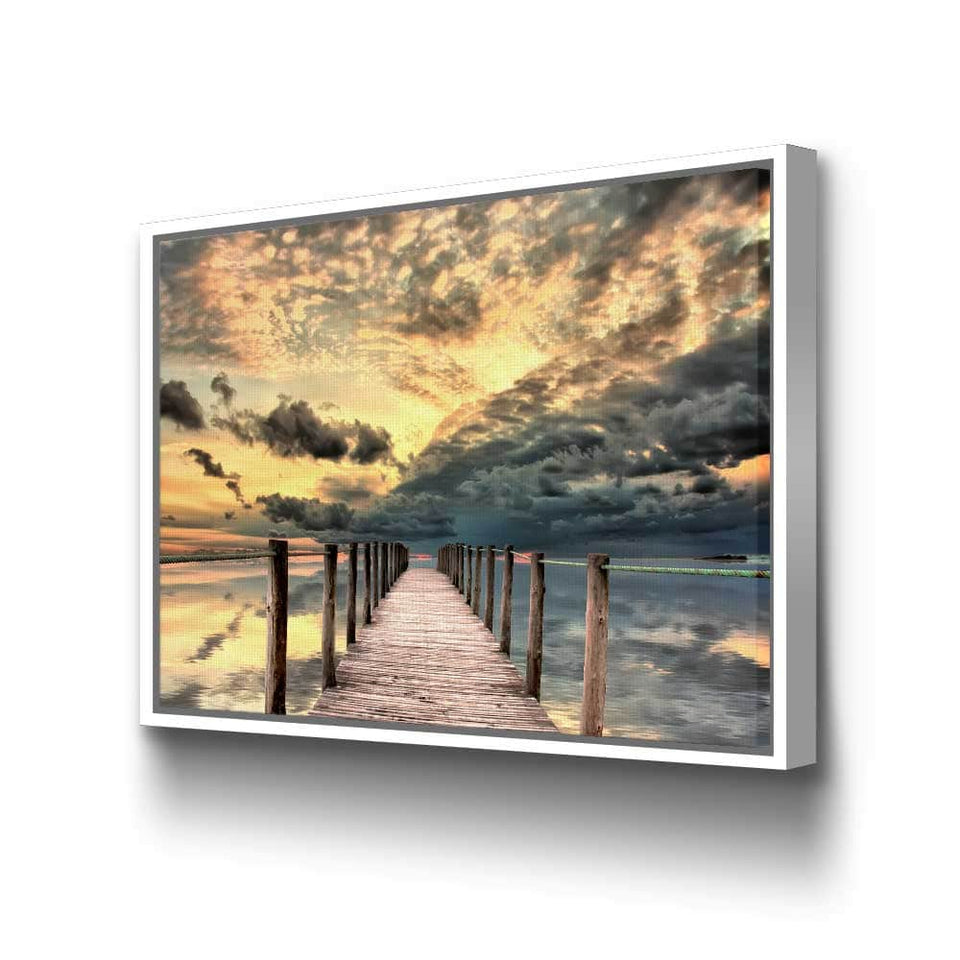 Dock Sunrise Wall Art – Canvas Freaks