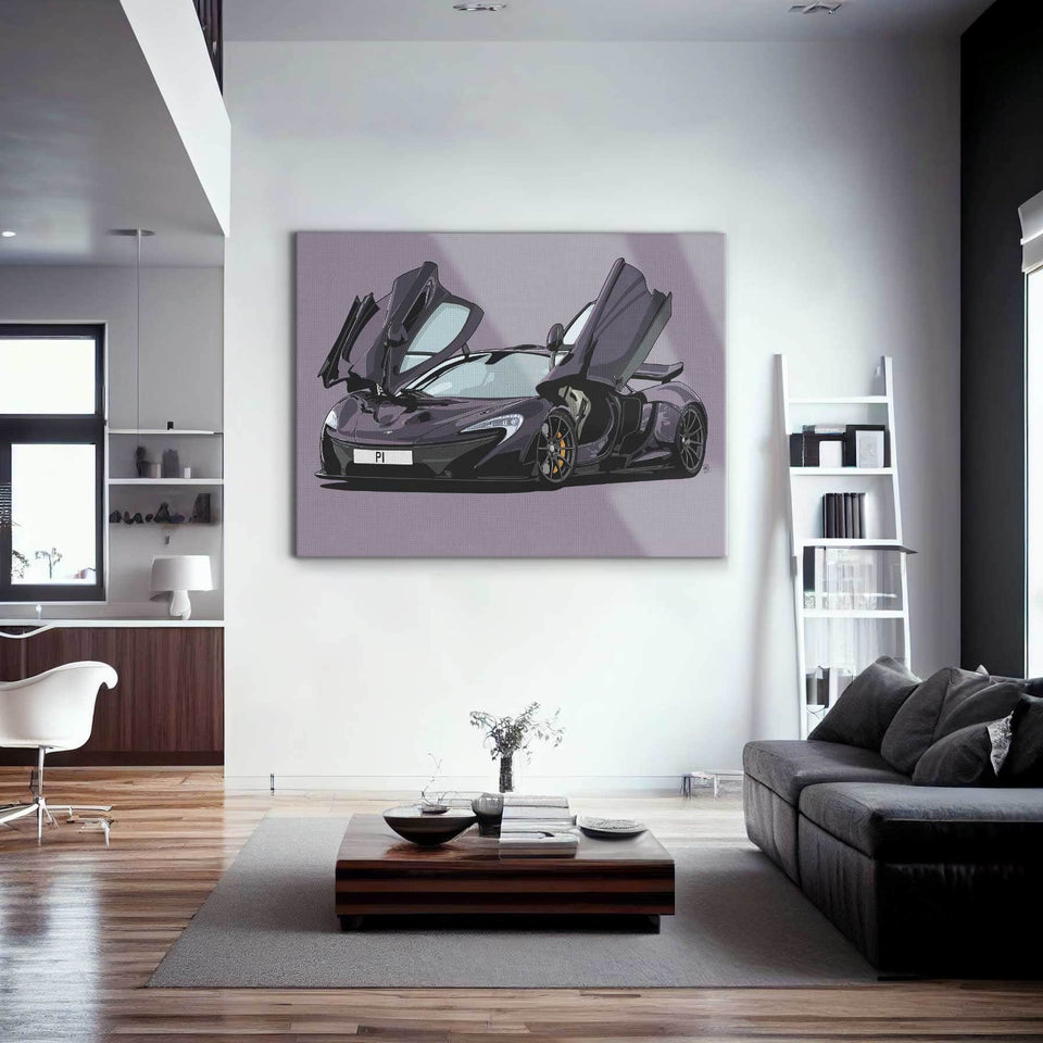 McLaren P1 Wall Art – Canvas Freaks