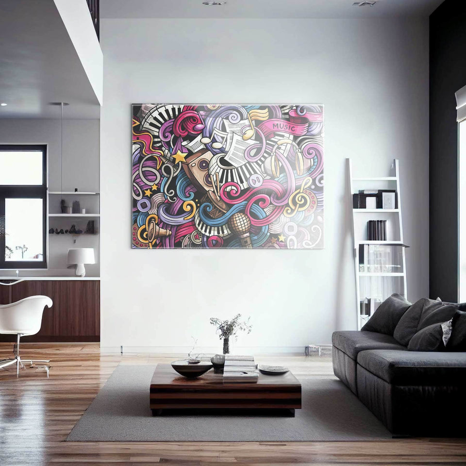 Musical Mural Wall Art – Canvas Freaks