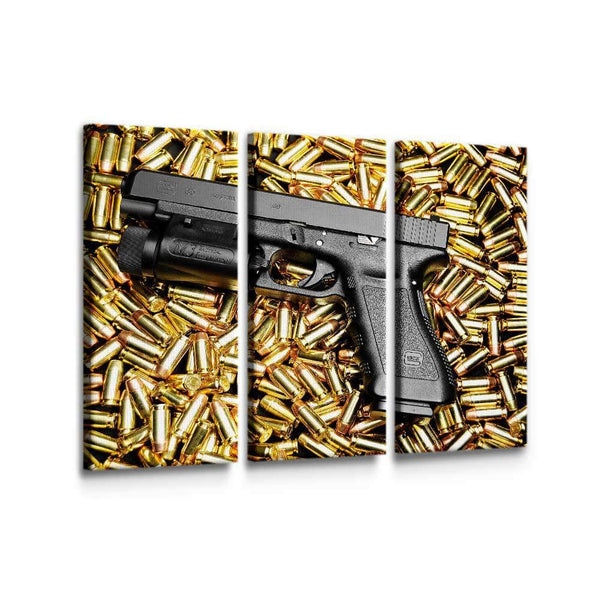 Outlet Red Glock Wall Art