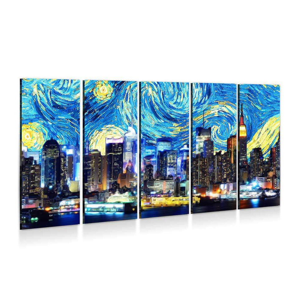 New York Starry Night Wall Art – Canvas Freaks