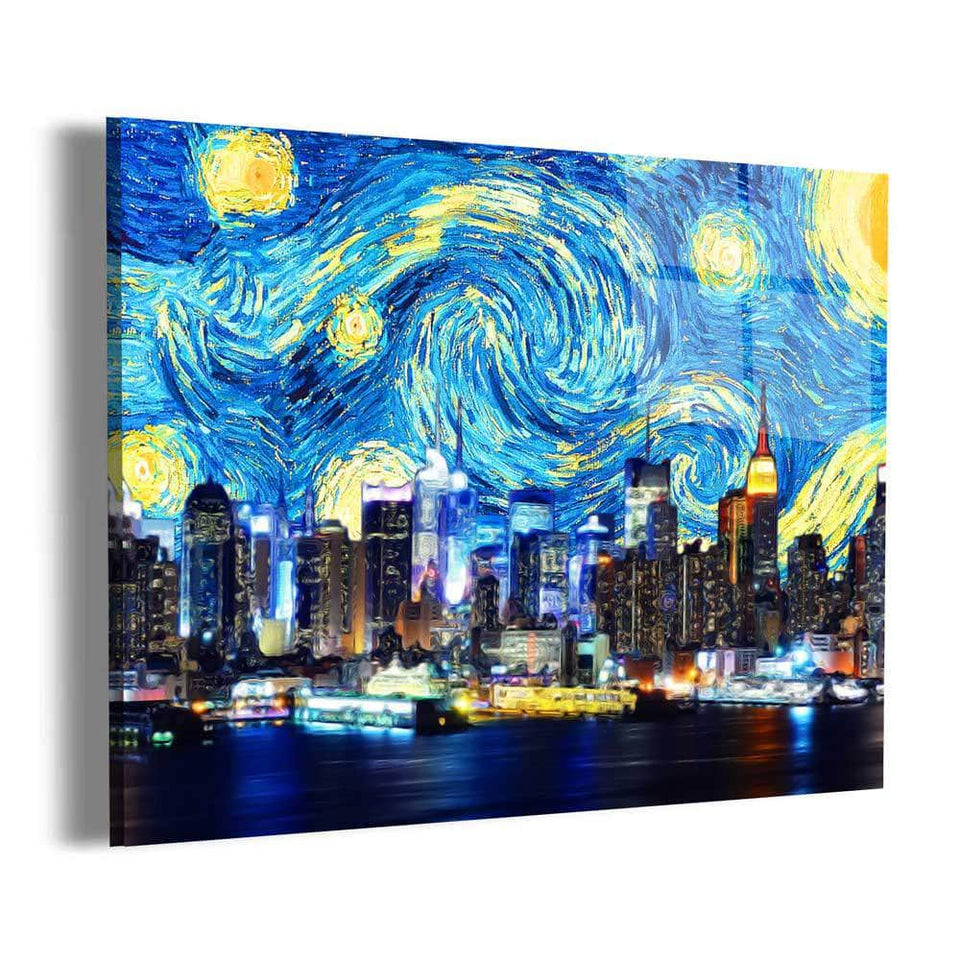 New York Starry Night Wall Art – Canvas Freaks