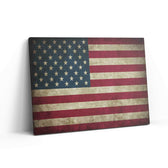 Rustic American Flag Wall Art – Canvas Freaks