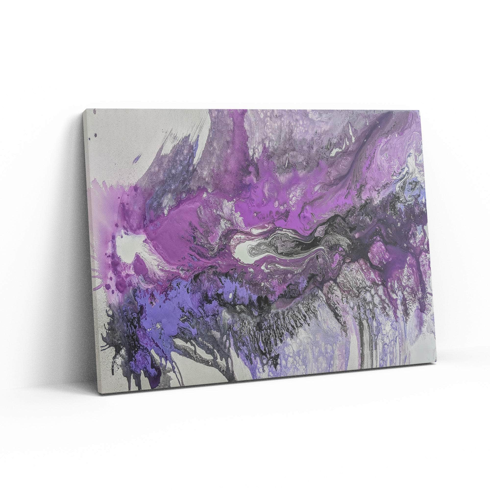 Purple Feather Wall Art – Canvas Freaks