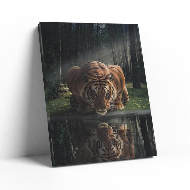 Tiger in the Woods Wall Art – Canvas Freaks