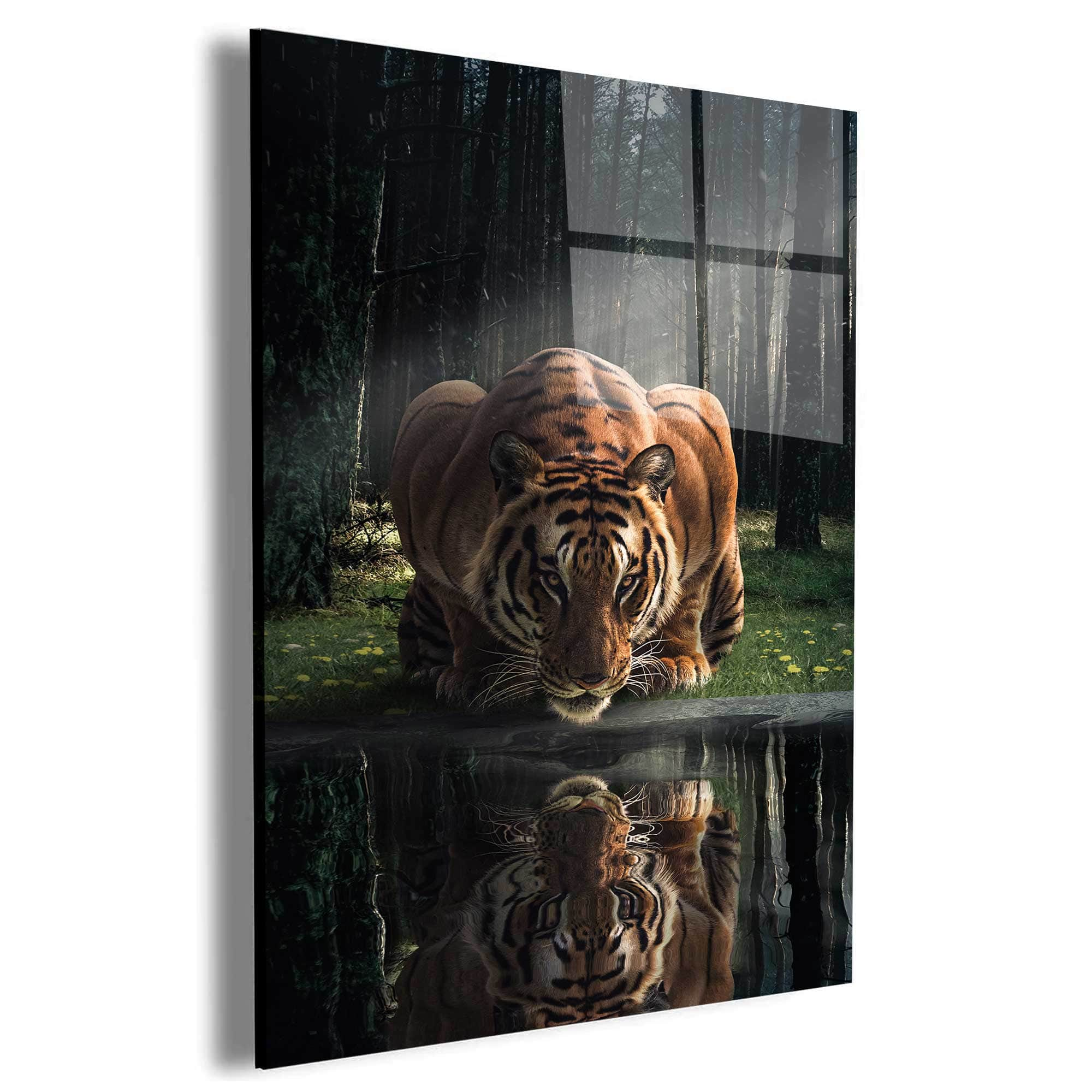 Tiger in the Woods Wall Art – Canvas Freaks