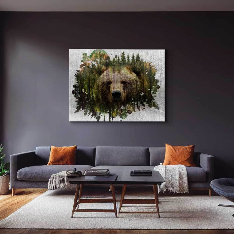 Bear Habitat Wall Art – Canvas Freaks