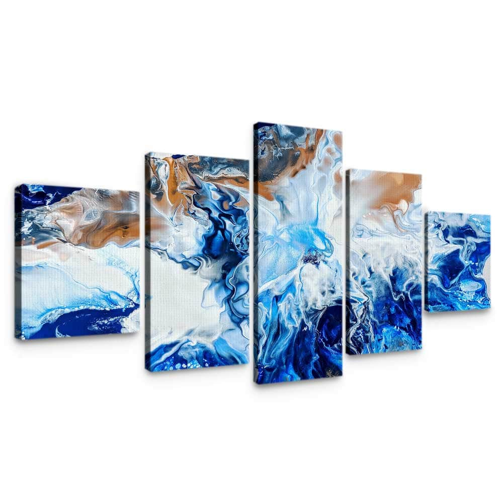 Copper and Blue Canvas Set – Canvas Freaks