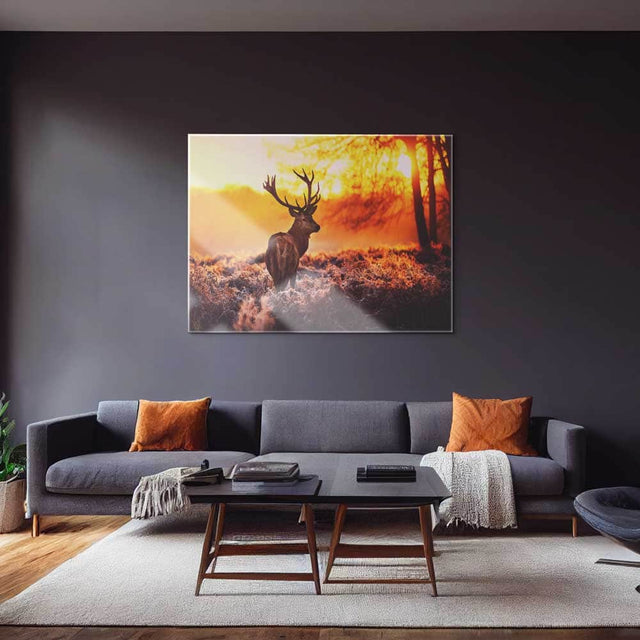 Deer Sunset Wall Art – Canvas Freaks