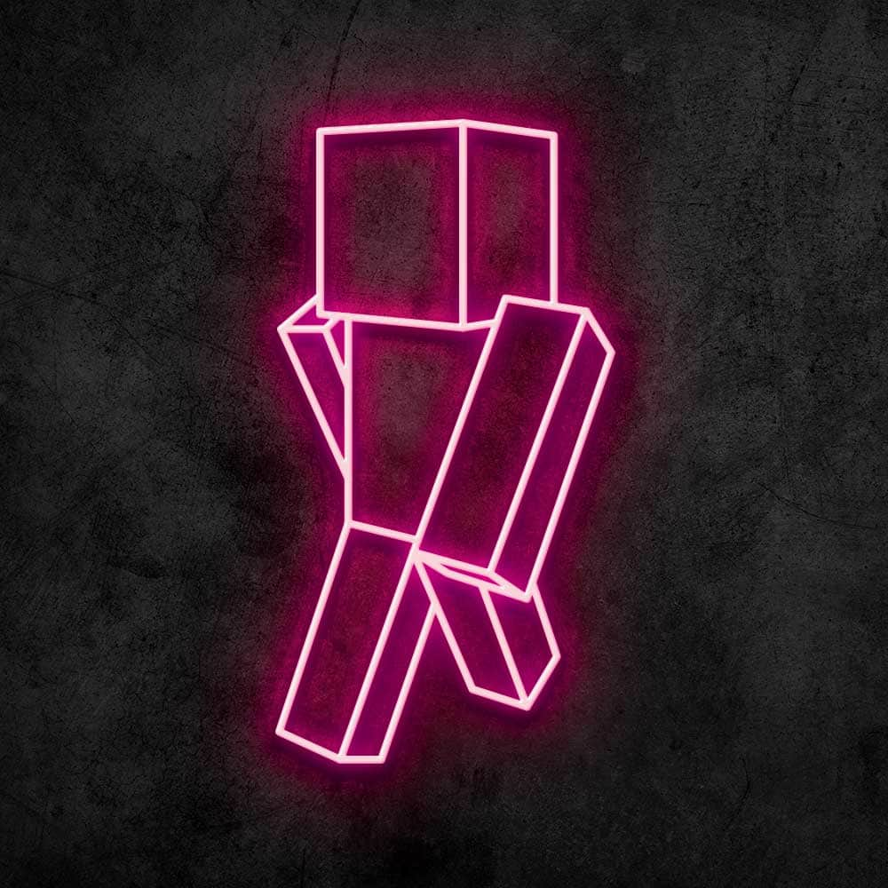 Minecraft Neon Sign – Canvas Freaks