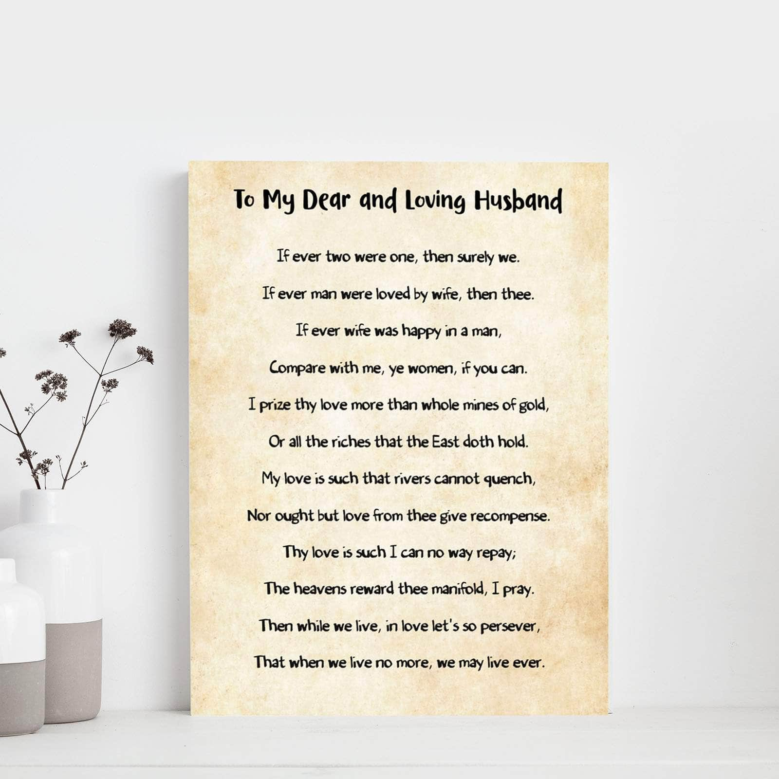 Personalized Custom Poem Wall Art – Canvas Freaks