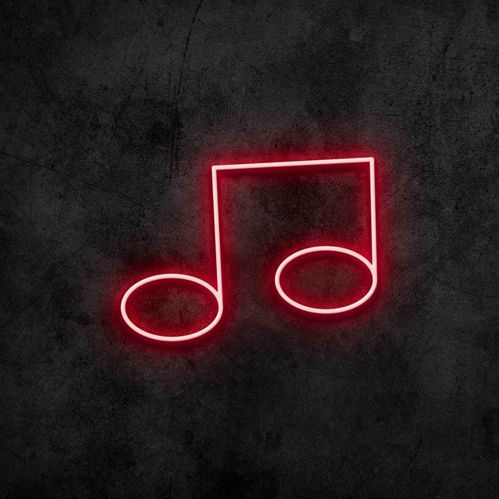 Music Note Neon Sign – Canvas Freaks