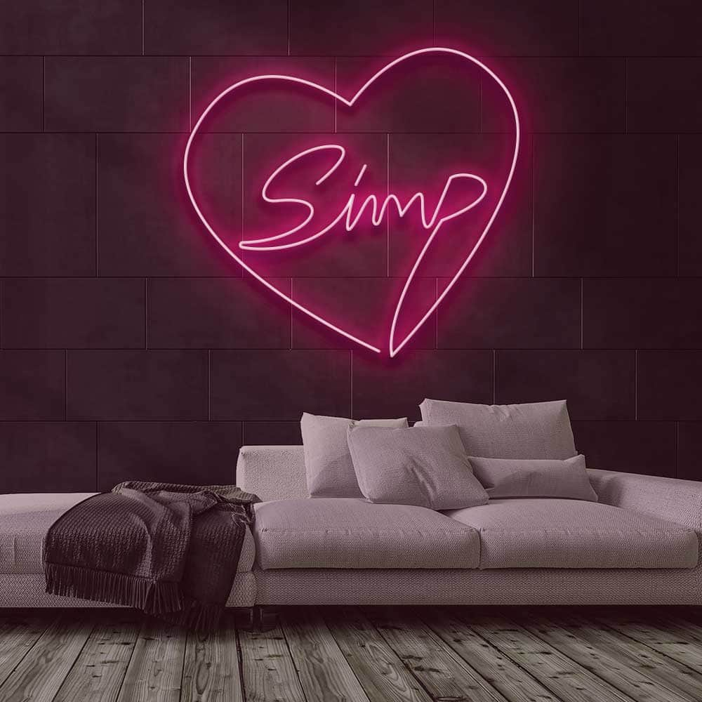 Simp deals neon light